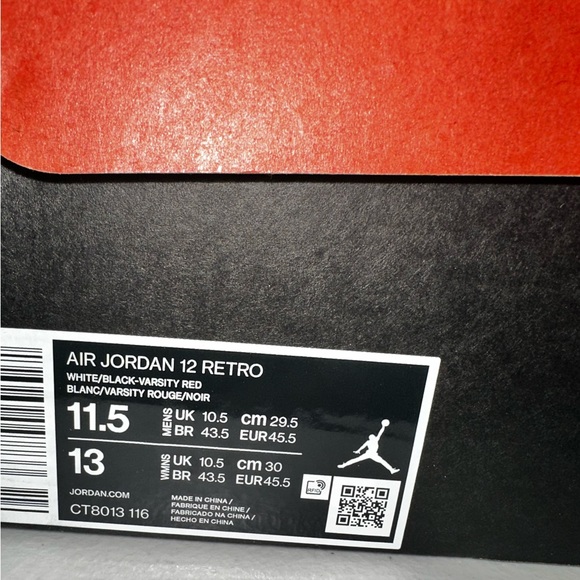 Retro Cherry 12s dead stock! fresh dead Js! Lol - Picture 2 of 10